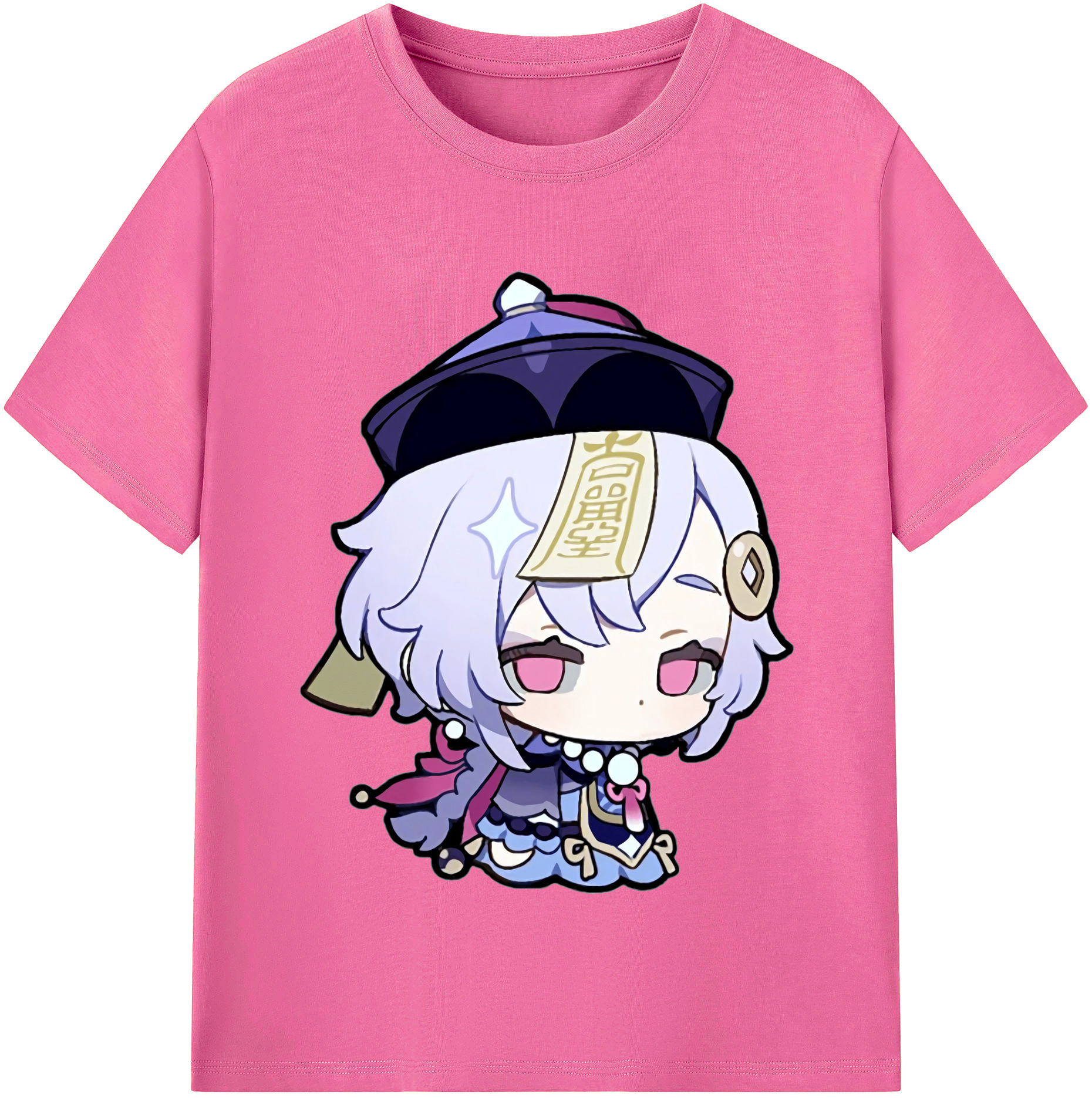 げんし神 七七 なな  genshin Nana レディースカジュアルプリントTシャツ（綿100％）